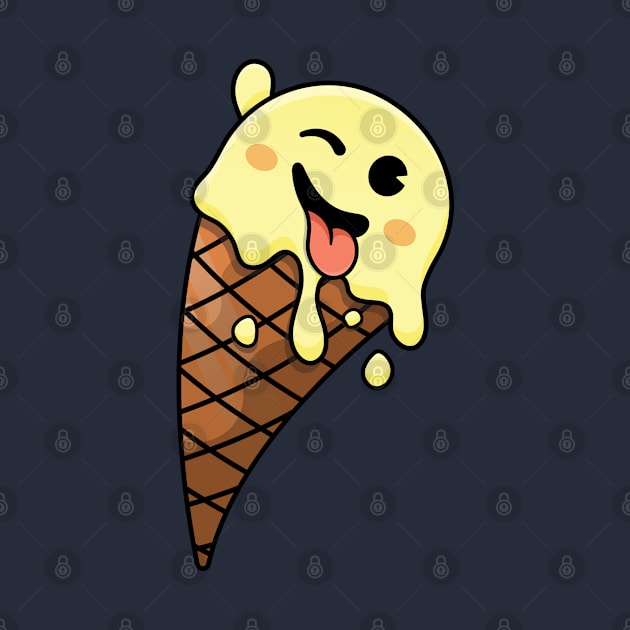 Wink ice cream emotes by TTirex