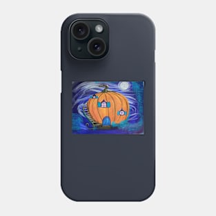 Whimsical pumpkin cottage house - Fantasy Phone Case