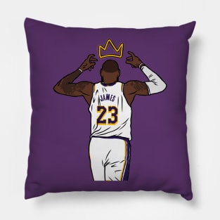 LeBron James Crowns Himself Pillow