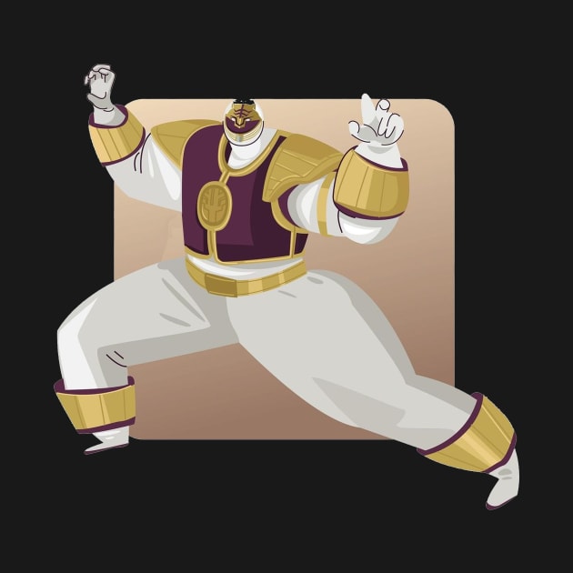 white power ranger by Ninja banana