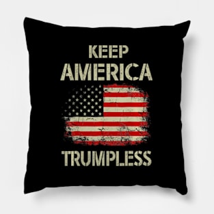 Keep America Trumpless Pillow