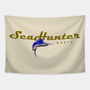 Sea Hunter Boats Tapestry