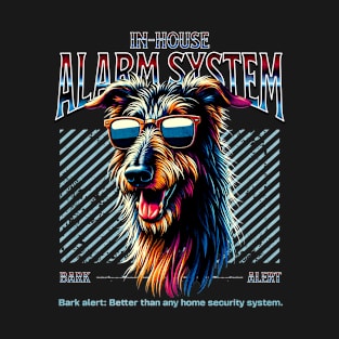 Bark Alert Scottish Deerhound Dog T-Shirt