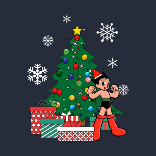 Astro Boy Around The Christmas Tree T-Shirt