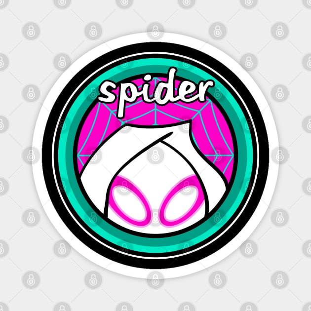 Spider (Gwen) Magnet by Apgar Arts