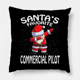 Santas Favorite Commercial Pilot Christmas Pillow