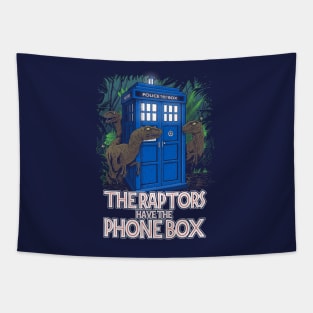 The Raptors Have the Phone Box Tapestry