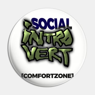 Social Introvert Pin