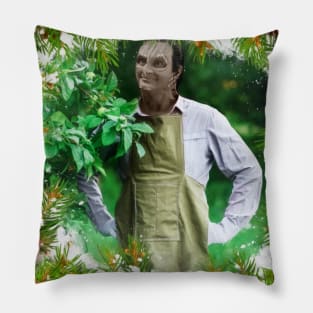 Christmas Garak in the Garden Pillow