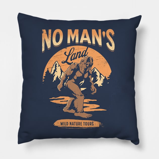 No Man's Land, Wild Nature Tours -Big Foot Pillow by Blended Designs