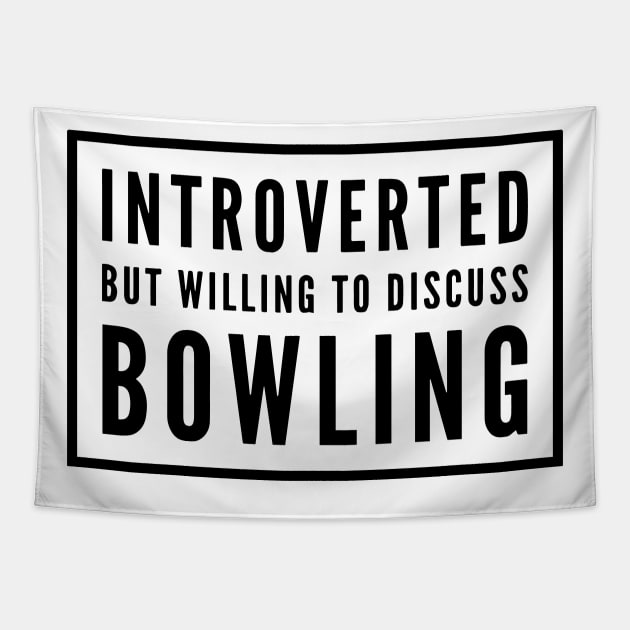 Bowling Introvert Tapestry by HalpinDesign