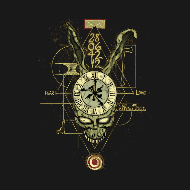 Bunny Clock - Donnie Darko - T-Shirt