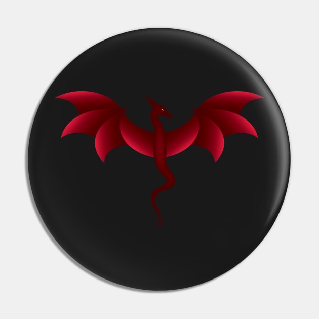 Dragon Symbol Pin by Qspark