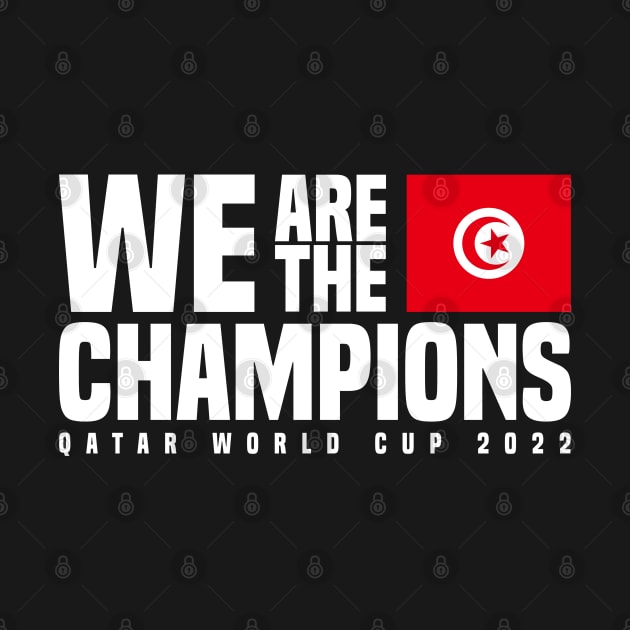 Qatar World Cup Champions 2022 - Tunisia by Den Vector