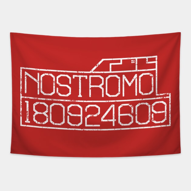 Nostromo Boot Screen Tapestry by Anthonny_Astros