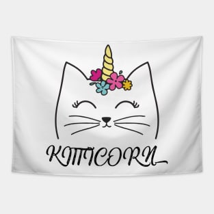 Kitticorn Funny Cat Unicorn Lovers Tapestry