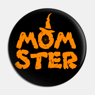 Momster Halloween Funny T-shirt Pin