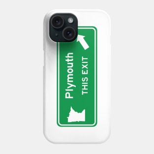 Plymouth Minnesota Highway Exit Sign Phone Case