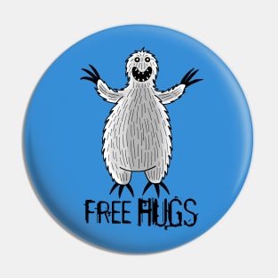 Free Hugs Pin