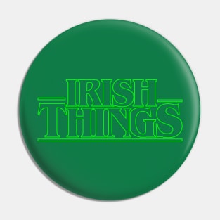 Irish Things Green Pin