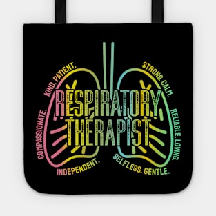 Respiratory Therapist Rt Care Week Colorful Tote