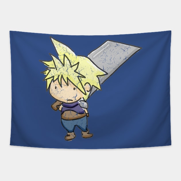 NERD CLOUD Tapestry by Vikinoko Micro Photography