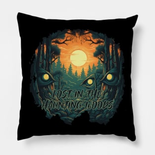 Lost in the Haunting Woods. Pillow