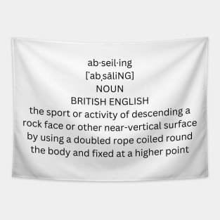 abseiling definition Tapestry