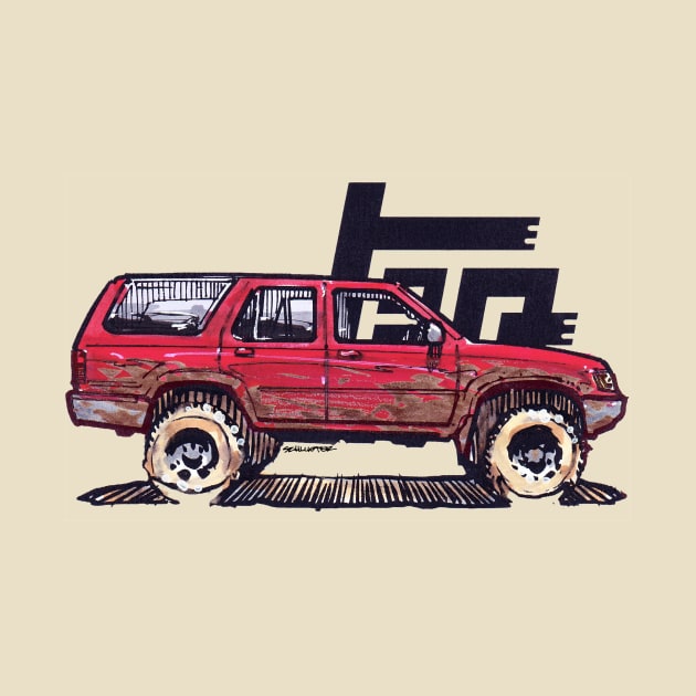 2nd Gen 4Runner TRD - Red by robert1117