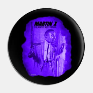 Martin Luther King X Pin