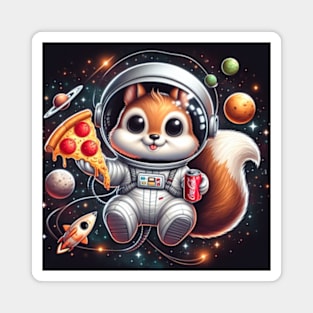 Space Squirrel Magnet