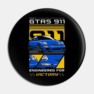 Porsche 911 GT3 RS Sports Car Pin