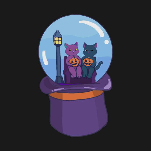 Spooky Cats by jenartfart