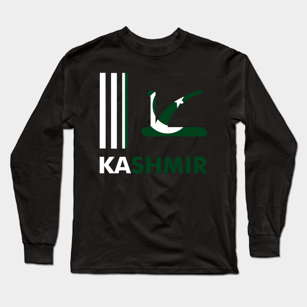 Sikker kritiker Lav aftensmad Kashmir Pakistan Flag Together Show Our Support With Kashmir - Kashmir -  Long Sleeve T-Shirt | TeePublic