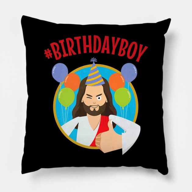 Birthday Boy Jesus Lover Pillow by Melaine GoddessArt