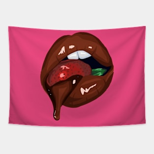 Chocolate Strawberry Tapestry