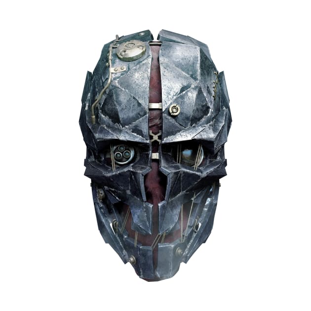 Dishonored 2 Corvos Metal Mask Charcoal Heather Licensed by Den Tbd