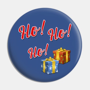 Ho Ho Ho Christmas Presents Pin