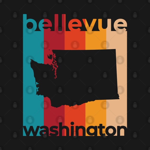 Bellevue Washington Retro by easytees