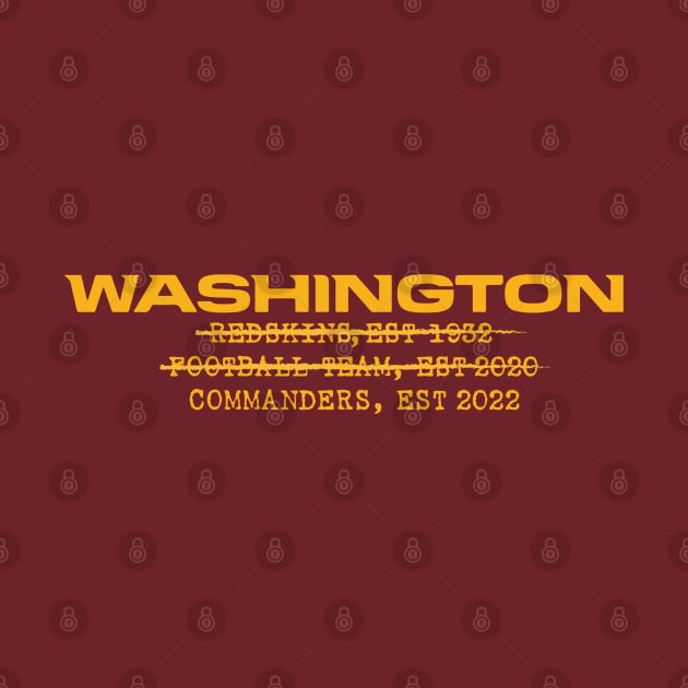 Washington Commanders by RadioGunk1