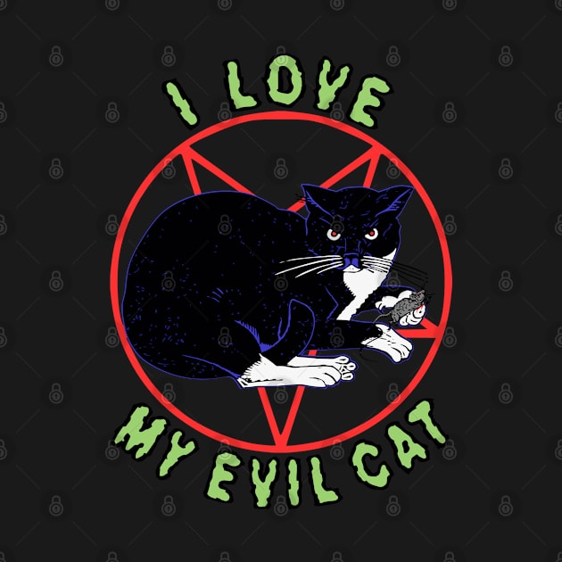 I Love My Evil Cat (Version 3) by blueversion