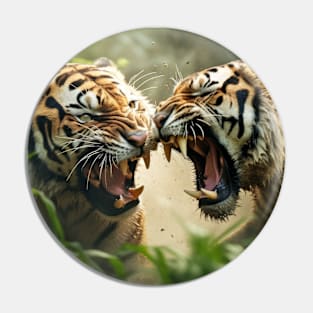 Tiger Animal Nature Majestic Wilderness Pin
