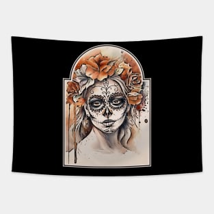 Day of the Dead Girl Tapestry