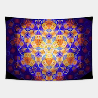 Concentric kaleidoscope pattern Tapestry