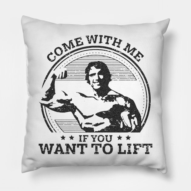 Come With Me If You Want To Lift Pillow by Ipung