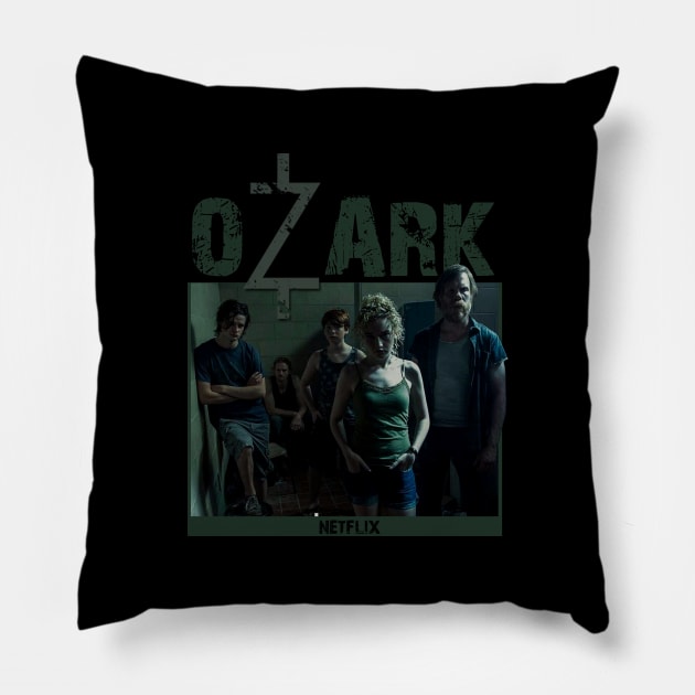 Squads Ozark Pillow by nikalassjanovic