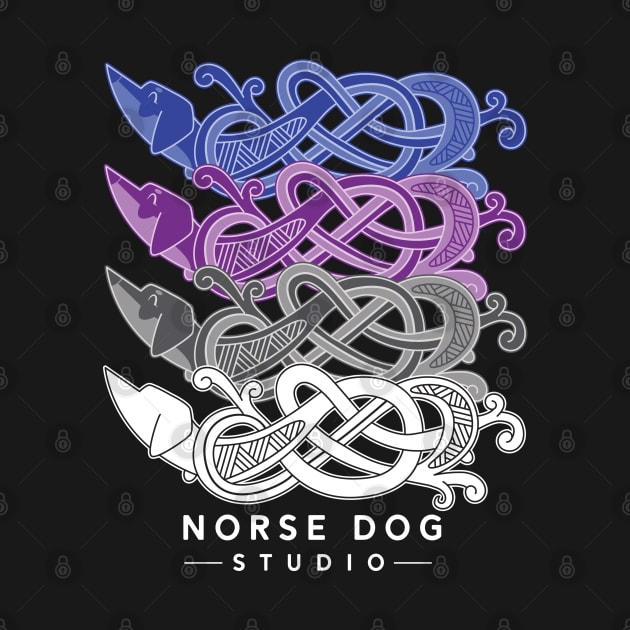 Norse Dog Studio logo dark by Norse Dog Studio