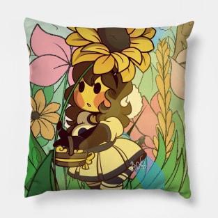 Bee-Sized Forest Pillow