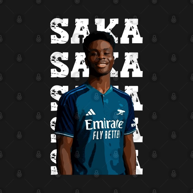 Bukayo Saka by Playful Creatives