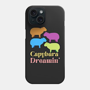 Capybara Dreamin&amp;#39; , Retro Phone Case